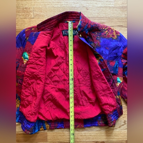 Escada Vintage Silk Bomber - Picture 7 of 11
